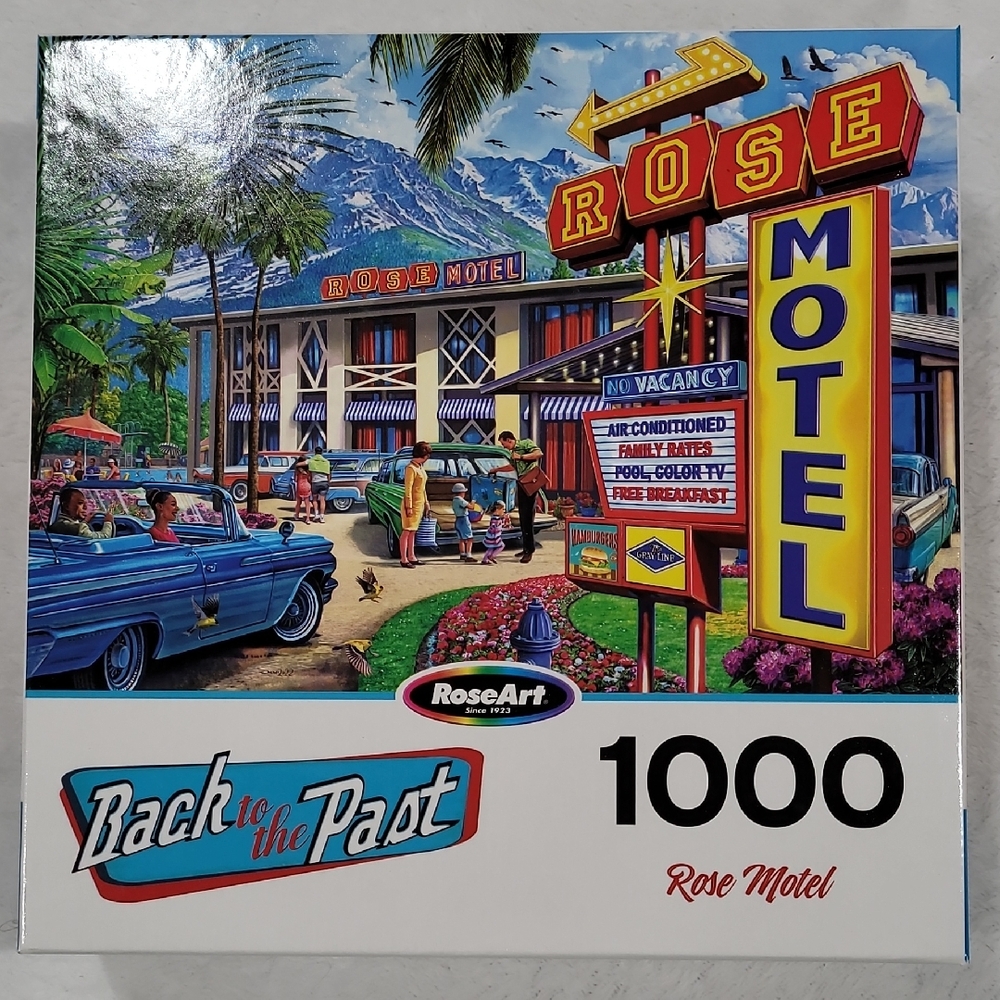 New/Sealed RoseArt Back to the Past Jigsaw Puzzle